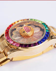 Hublot introduces Classic Fusion Takashi Murakami All Black limited edition watch featuring the artist's signature smiling flower.