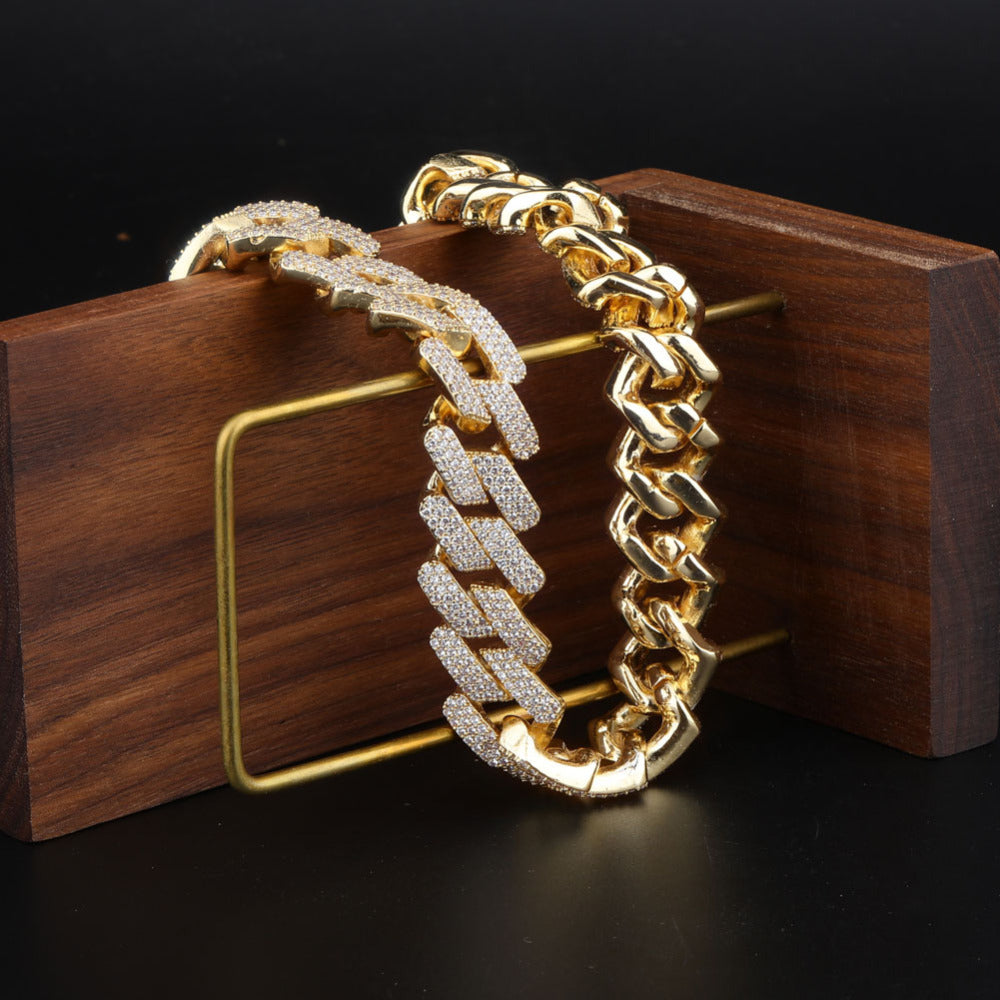 20mm curb cuban link three row highest quality gold diamond vvs ifandco icebox on lil uzi vert playvboi carti