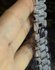 Rolex Presidential bracelet 9ct Gold Rolex Style Iced Out Presidential Bracelet diamond