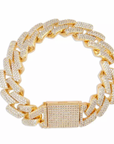20mm curb cuban link three row highest quality gold diamond vvs ifandco icebox on lil uzi vert playvboi carti