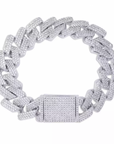 20mm curb cuban link three row highest quality gold diamond vvs ifandco icebox on lil uzi vert playvboi carti