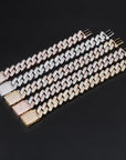 20mm curb cuban link three row highest quality gold diamond vvs ifandco icebox on lil uzi vert playvboi carti