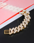 20mm curb cuban link three row highest quality gold diamond vvs ifandco icebox on lil uzi vert playvboi carti