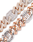 chaine d'ancre hermes curb cuban link combo necklace chain diamond gold vvs ifandco shopgld travis scott migos