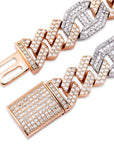 chaine d'ancre hermes curb cuban link combo necklace chain diamond gold vvs ifandco shopgld travis scott migos