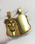 Jesus piece chain pendant & necklace micro nano baby standard