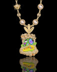 Buy melted utopia dream Travis Scott Gifts His Crew Iced Out Eliantte & Co Chains diamonds utopia murakami
