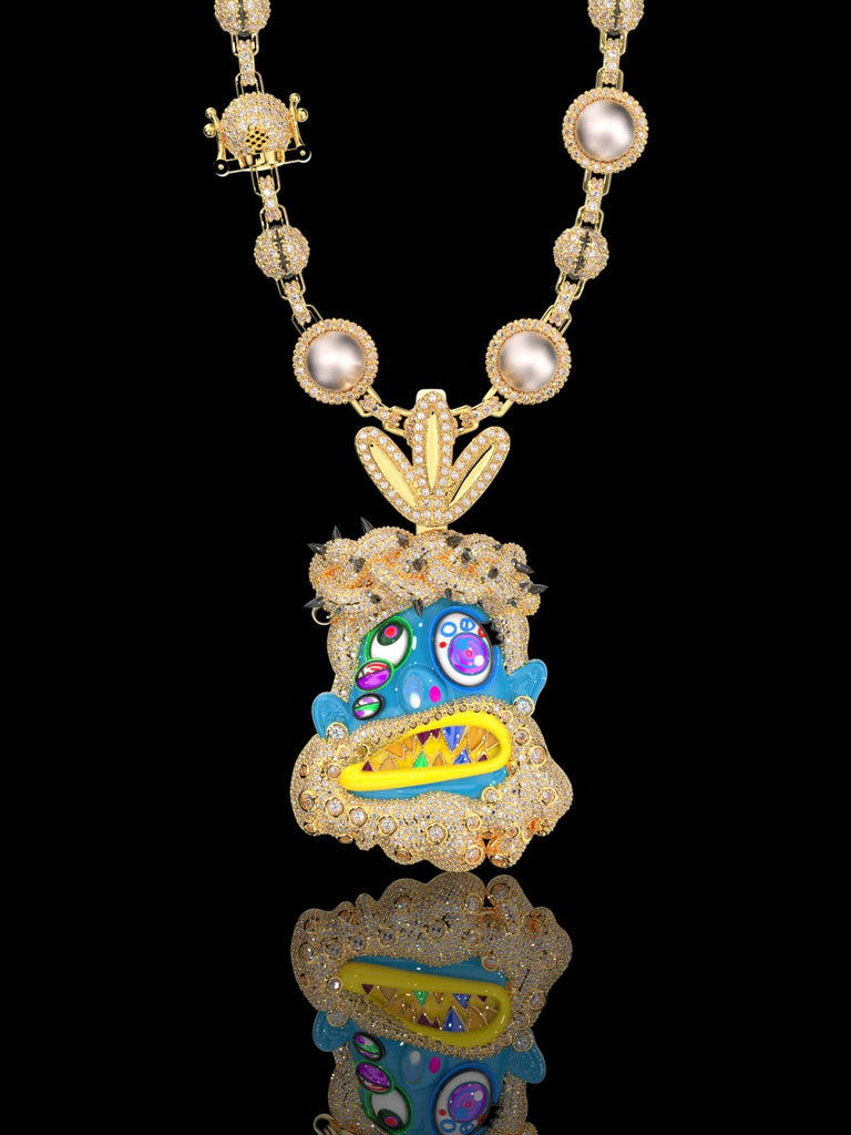 Buy melted utopia dream Travis Scott Gifts His Crew Iced Out Eliantte & Co Chains diamonds utopia murakami
