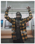 Asap Rocky pearl necklace Chanel cuban links chain with beads vlone playboi carti jeweler diamond gold