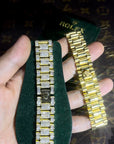 Rolex bracelet presidential bracelet bangle watch strap vintage diamond yellow gold