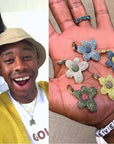 golf le fleur tyler the creator flower boy pendant necklace free chain igor ifandco vvs diamond ben baller