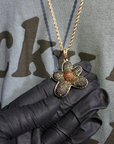 golf le fleur tyler the creator flower boy pendant necklace free chain igor ifandco vvs diamond ben baller