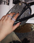 Kylie Jenner signature eternity band ring in oval kylie ring diamond