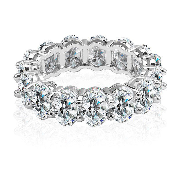 Kylie Jenner signature eternity band ring in oval kylie ring diamond