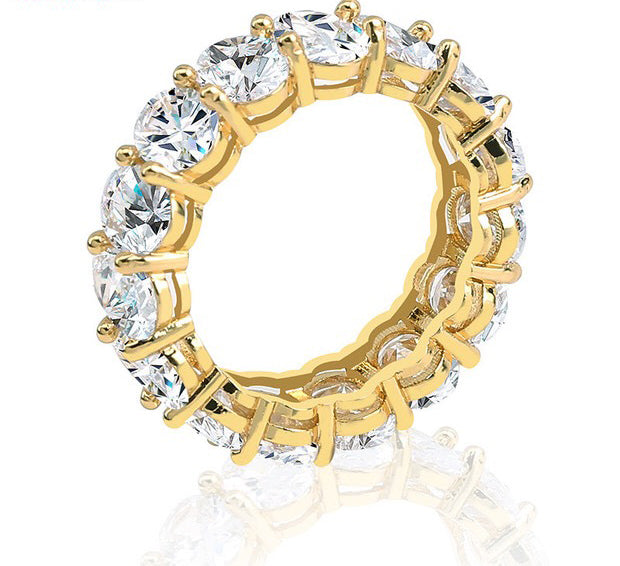 Kylie Jenner signature eternity band ring in oval kylie ring diamond