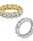 Kylie Jenner signature eternity band ring in oval kylie ring diamond