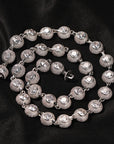 frank diamond ring sphere Ocean legs pendant necklace chain Drake