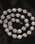 frank diamond ring sphere Ocean legs pendant necklace chain Drake