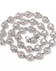 frank diamond ring sphere Ocean legs pendant necklace chain Drake