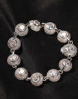 frank diamond ring sphere Ocean legs pendant necklace chain Drake