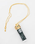 EYEFUNNY アイファニー Daniel Arsham Smiley gold cap with diamanté detailing designed by EYEFUNNY DanielArsham fully iced diamond eyefunny lip balm cap holder necklace