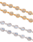EYEFUNNY smiling face bangle choker necklace smiley diamond vvs アイファニー POGGY KIM JONES VIRGIL JBALVIN
