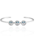 EYEFUNNY smiling face bangle bracelet smiley diamond vvs アイファニー POGGY KIM JONES VIRGIL JBALVIN