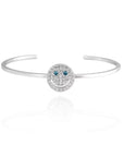 EYEFUNNY smiling face bangle bracelet smiley diamond vvs アイファニー POGGY KIM JONES VIRGIL JBALVIN