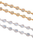 EYEFUNNY smiling face bangle choker necklace smiley diamond vvs アイファニー POGGY KIM JONES VIRGIL JBALVIN