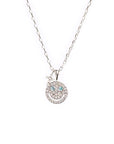 EYEFUNNY smiling face pendant necklace chain diamond vvs アイファニー POGGY KIM JONES VIRGIL JBALVIN