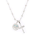 EYEFUNNY smiling face pendant necklace chain diamond vvs アイファニー POGGY KIM JONES VIRGIL JBALVIN