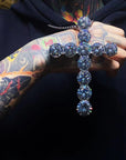 rapper Asen mega benny cross diamond 25 carats necklace chain tiktok travis scott migos takeoff
