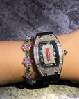 frank kandi man blonde Ocean instagram flower bracelet diamond rave bracelet daisy 