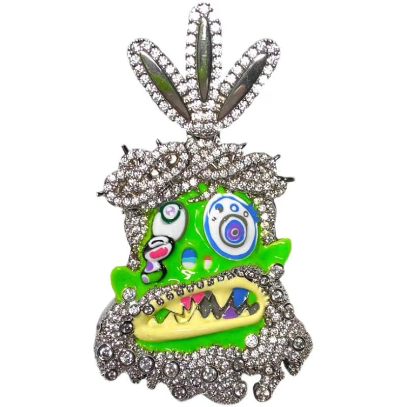 Buy melted utopia dream Travis Scott Gifts His Crew Iced Out Eliantte & Co Chains diamonds utopia murakami