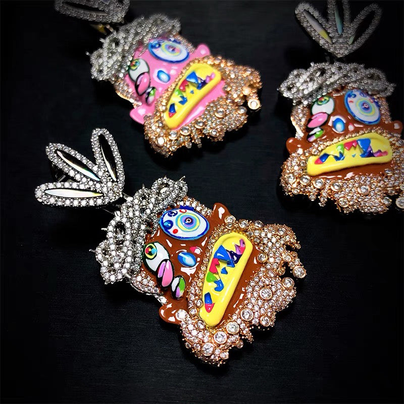 Buy melted utopia dream Travis Scott Gifts His Crew Iced Out Eliantte & Co Chains diamonds utopia murakami