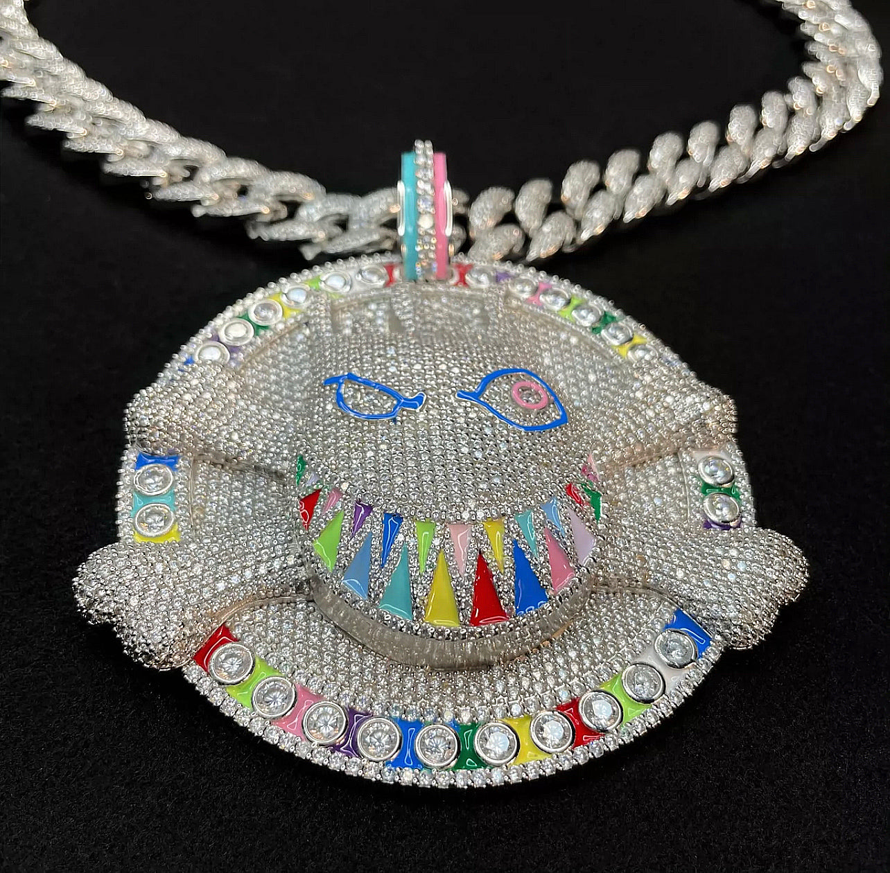 Travis Scott Commissions Flame Boy Iced Out Chain - VladTV
