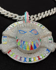 Travis Scott Commissions Flame Boy Iced Out Chain - VladTV