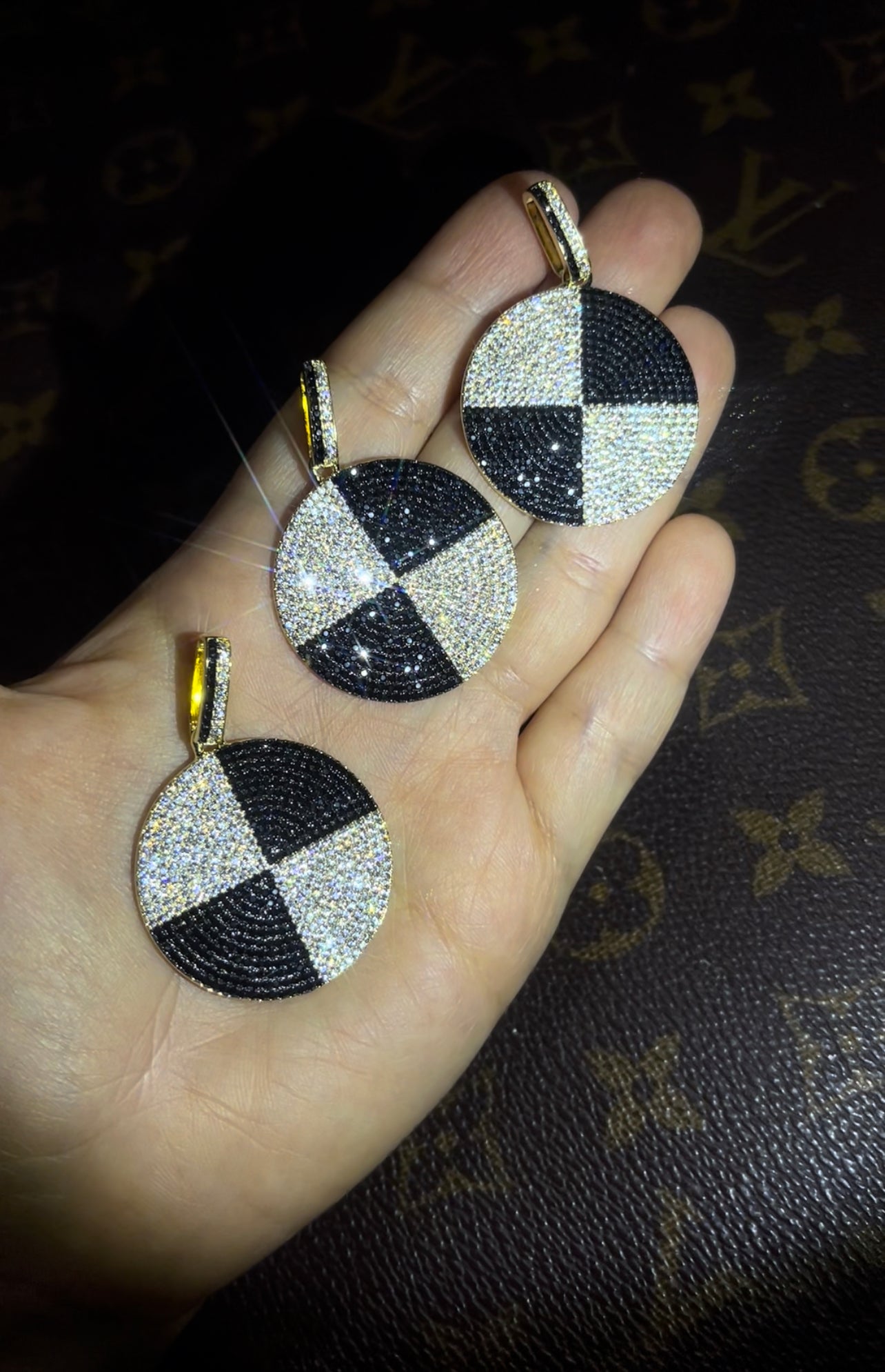 A$AP Rocky TESTING album pendant necklace diamond free matching chain ...