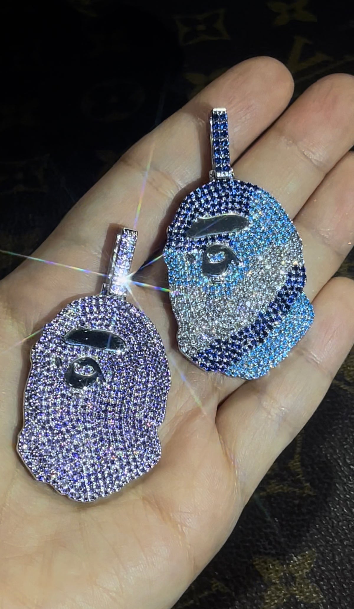 ベイプ パーカー bathing ape bape diamond pendant necklace chain ifandco kidcudi ben baller nft bapetaverse buy eth 