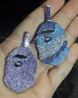 ベイプ パーカー bathing ape bape diamond pendant necklace chain ifandco kidcudi ben baller nft bapetaverse buy eth 
