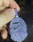 ベイプ パーカー bathing ape bape diamond pendant necklace chain ifandco kidcudi ben baller nft bapetaverse buy eth