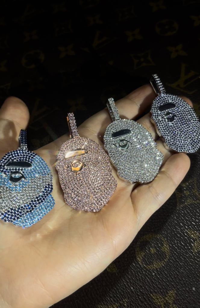 ベイプ パーカー bathing ape bape diamond pendant necklace chain ifandco kidcudi ben baller nft bapetaverse buy eth