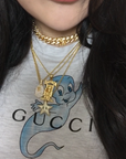 micro nano bape ape head diamond fully iced ifandco chris brown