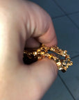 louis vuitton virgil abloh monogram necklace chain diamond clover cuban links 