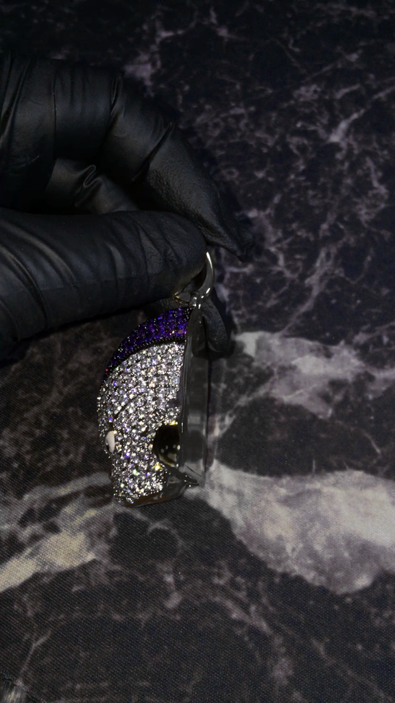 Frieza diamond pendant necklace chain ifandco dragon ball z saiyan dbz