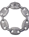 iced out gucci link bracelet or chain necklace 18mm