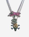 bbc icecream nigo bbc dog pendant necklace chain diamond ifandco gh00o00st 