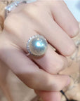 asap rocky pearl ring diamond custom chain jewelery free matching chain