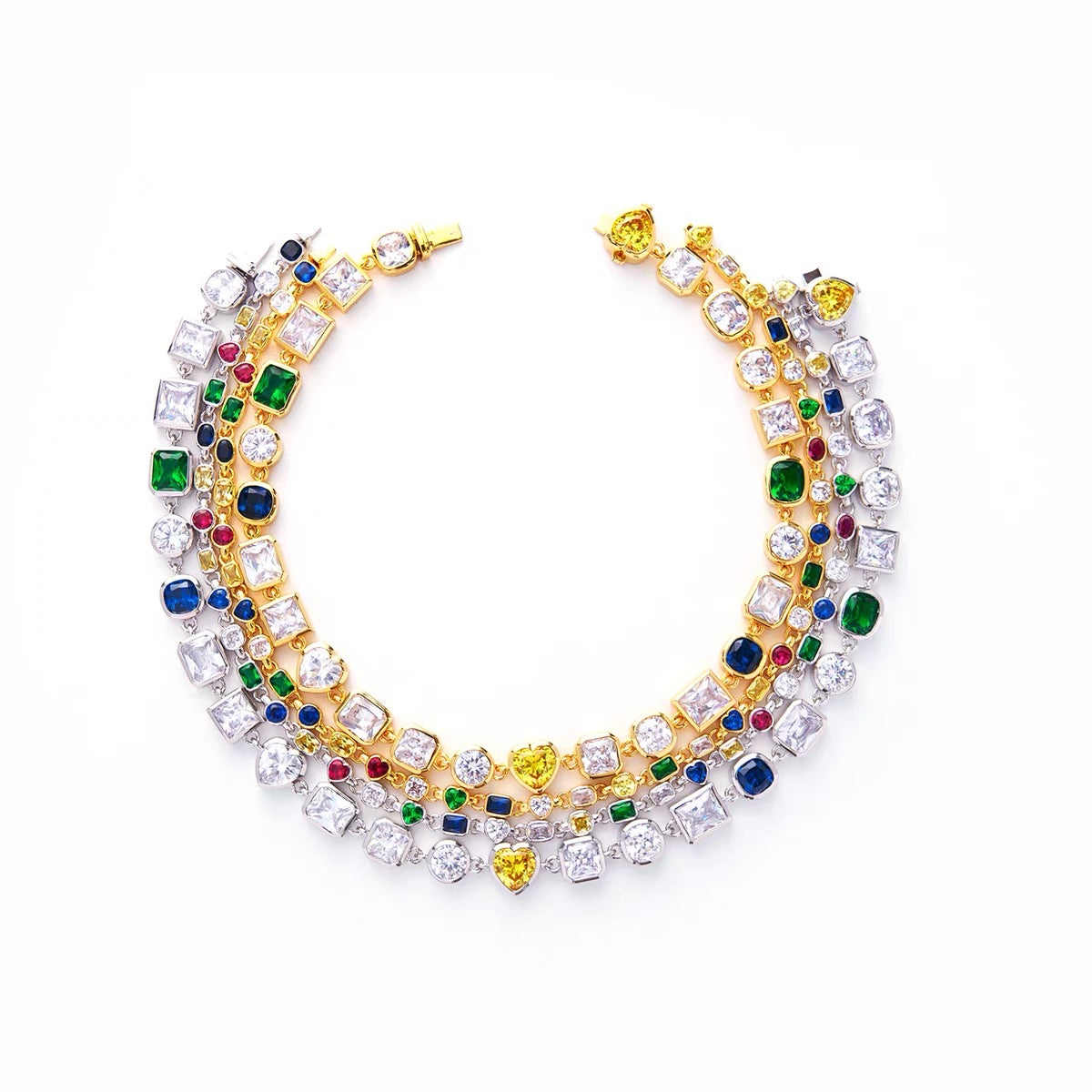 Pharrell Williams grills are studded with sapphires, rubies and emeralds. INFINITY GAUNTLETS jewelry diamond choker jacob &amp; co short necklace gemstone heart Gabby Elan Jewelry infinity stone grillz grill grills