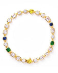 Pharrell Williams grills are studded with sapphires, rubies and emeralds. INFINITY GAUNTLETS jewelry diamond choker jacob & co short necklace gemstone heart  Gabby Elan Jewelry infinity stone grillz grill grills